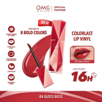 [NEW] OMG OH MY GLAM Colorlast Lip Vinyl 2.5 g - Transferproof Gloss, Longlasting Stain, Intense Col