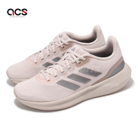 adidas 慢跑鞋 Runfalcon 3 W 女鞋 象牙白 灰 緩衝 透氣 運動鞋 IE0744