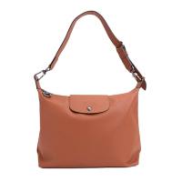 LONGCHAMP 皮革Le Pliage Xtra Hobo半月型單肩包(棕色)