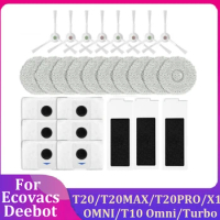 For Ecovacs Deebot T20/T20MAX/T20PRO/X1 OMNI/T10 Omni/Turbo Robot Vacuum Cleaner Replacement Parts