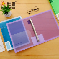 MQQ A4 Lever Arch File 3 Rings ABS Board Folder 30mm (1.18") Spine Pull Stationery Document Storage 