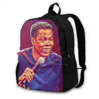 Chris Rock School Bag Big Capacity Backpack Laptop 15 Inch Chris Comedy Dave Chapelle Eddie Murphy Stand Up Kevin