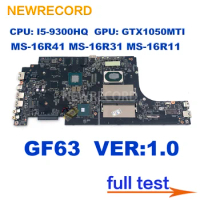 FOR MSI GF63 Thin 9SC-088CN LAPTOP MOTHERBOARD MS-16R41 MS-16R31 MS-16R11WITH I5-9300HQ AND GTX1050MTI TEST OK