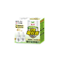 【鱷魚】液體電蚊香雙罐裝46ml-無香料(日本原體、寶寶孕婦寵物皆適用、有效防治登革熱病媒蚊)
