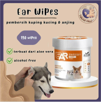Ear Wipes Anti Mites Anjing Kucing Cleansing Wipes