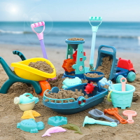 兒童沙灘玩具套裝寶寶戲水沙漏室內玩沙挖沙決明子海邊鏟子桶工具