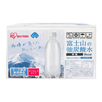 現貨免運 IRIS OHYAMA 富士山強氣泡水-無標籤款(500ml X 24入)