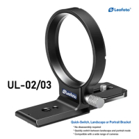 Leofoto UL-02/03 Series Rotatable Horizontal-To-Vertical Mount Plate Kit for Sony α6000/α6600/A7C FUJI XT4,Nikon D600,Canon 6D