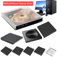 USB 3.0 Slim Drive Burner Reader Player with Optical Drives Type-C Portable DVD&amp;CD-ROM Burner Player for PC Laptop Desktop