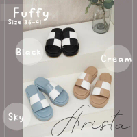 Arista (  Ready to ship) รองเท้าผู้หญิง รองเท้าเเฟชั่นผู้หญิง รุ่น Fuffy ( ART-052 ) คําแนะนําผลิตภั