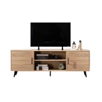 70 Inch Mid Century Modern TV Stand for 75 Inch TV, Wood TV Stand with Storage, Entertainment Center, TV Media Console