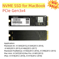 M.2 NVMe PCIe Whole SSD for MacBook 2TB 1TB 512GB 256GB HDD Solid State Drive Mac Air 2010-2011 MacBook Air 3.1 4.1 SSD