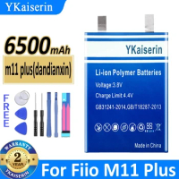 YKaiserin 6500mAh Replacement Battery M11 Plus (dandianxin) for Fiio M11Plus HIFI Music MP3 Player Speaker Cells Batterij + Code
