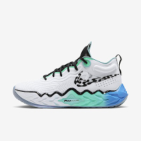 Nike Air Zoom G.T. Run EP [FN3421-104] 男 籃球鞋 運動 球鞋 緩震 白 藍綠