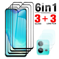 6IN1 Tempered Glass For Vivo V25 V25E V21 V21E Screen Protector For Vivo Y35 4G/ Y21/Y31/Y51/Y52 5G/Y72 5G/Y53s 4G/Y33s/Y21s