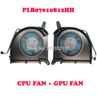 PLB07010S12HH EP CPU GPU FAN For Gigabyte For AERO 15 OLED SA 17 RP75XA RP77XA 15XA XB P75 P77 27R18-01071-A70S 27R18-01070-A70S