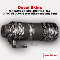 Tamron 100400 Lens Sticker Protective Film for Tamron SP 100-400mm f/4.5-6.3 Di VC USD for Nikon Mount A035 Lenses Decal Skins