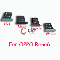 For OPPO Reno6 Reno 6 Pro Plus Pro+ Reno7 7 5G Pro SIM Card Slot SIM Card Tray Slot Holder Adapter Socket Repair Parts