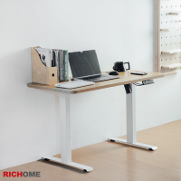 RICHOME DUKE-黑爵士電動升降工作桌W120 x D60 x H72-117 CM