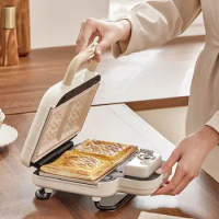 Breakfast Machine Non-stick Waffle Timer Bread Machine Large Capacity Double Plate Sandwich Takoyaki Pancake Donut Kitchen Tool