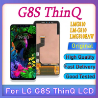 6.21'' Original For LG G8S ThinQ LCD Display Touch Screen Digitizer Assembly For LG G8S LCD LMG810 LM-G810 LMG810EAW With Frame