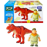 【Fun心玩】AN15381 正版 日本 多美 ANIA 哆啦a夢 D套組-胖虎 恐龍 模型 公仔 電影 大雄的新恐龍