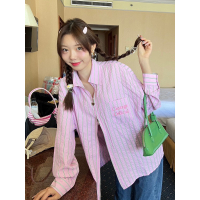 nmBuide 2023 New Cintage♡ CT1914 เชิ้ตแขนยาวซิปlesley987 L430