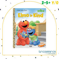 Elmo Is Kind Sesame Street Little Golden Book Picture Books Kindness Abby Grover Oscar Bert Count