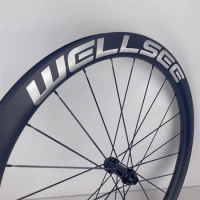 Taiwan Carbon Ceramic Straight Pull Hub Disc Brake Road Bike Carbon Wheels 700C Rim 38 50 60 88mm Bicycle Wheelset