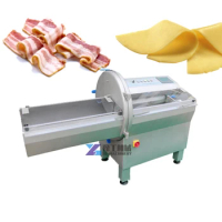 Automatic Frozen Meat Steak Slicer Cutting Machine Widely Used High Accuracy Food Cutter Factory Price Bacon Sliced Equipment