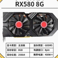 AMD RX580/5500/5700XT 8G Eternal Robbery Chicken Eating Esports Game Design High end Computer Independent Graphics Card