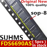 (5piece)100% New FDS6690AS 6690AS sop8