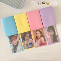 SL27 Inner Sleeve Photocard Warna Macaron Idol Kpop Transparan Polos Kolbuk Plastik PC Pelindung Pho