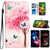 Colorful Case For Samsung Galaxy Note 20 Ultra Note 10 Pro S23 Plus S22 S21 FE S20 S10 S9 S8 Plus Card Slots Leather Phone Cover