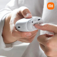 Xiaomi New Household Automatic Nail Clippers Rechargeable with Lamp Prevention of Injury Motor Children Driven Nail Clippers
