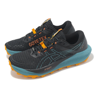 Asics 越野跑鞋 GEL-Trabuco 13 GTX 男鞋 黑 藍 防水 抓地 緩衝 戶外 運動鞋 亞瑟士 1011B978001