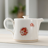 輕奢德化白瓷茶壺泡茶器羊脂玉功夫茶具手工過濾單壺陶瓷家用單個