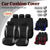 5 Seat Cover Cushion Car Kusyen Kereta Car Seat Cover Polyester Fabric Cover Car Accessories