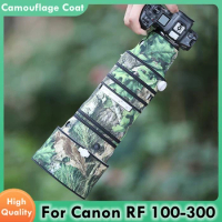 For Canon RF 100-300mm F2.8L IS USM Lens Waterproof Camouflage Coat Rain Cover Sleeve Case Nylon Cloth 100-300 2.8 F2.8 F/2.8 L