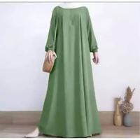Gamis Polos Crinkle Gamis Lebaran Crinkle Premium Gamis Busui Polos Gamis Remaja Crinkle Premium S A