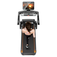 semi commercial ac motor treadmill big screen incline treadmill foldable treadmill touch screen