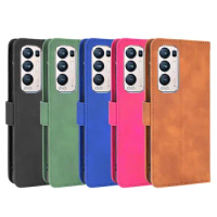For OPPO Reno 5 Pro Plus Case Luxury Flip Skin Texture PU Leather Wallet Stand Case For Oppo Reno 5Pro Reno5 Phone Bags