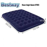 Kasur Angin Jumbo 4 orang size king BESTWAY#67004+Pompa.. kasur