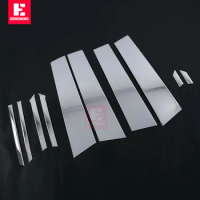 EBSONGIO For Toyota CH-R CHR 2018 2019 2020 Stainless Steel Window Trims Center Pillars Covers 6Pcs/set Car Accessories 10Pcs