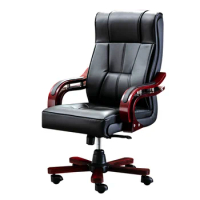European Leather Office Chairs Modern Home Computer Chair Student Gaming Chair Reclining Lift Swivel Chair for Office Furniture