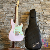 Crafter Modern Sera 電 吉他 單單雙 粉紅色 楓木指板 不鏽鋼 琴衍
