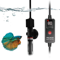 PULACO 25W Small Aquarium Submersible Betta Heater with Free  Strip Under 6 Gallon Fish Tanks (Prese