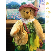 【TEDDY工坊】TEDDY泰迪熊可愛黃金亮毛泰迪熊大手提包(大容量泰迪熊造型手提包精品包)