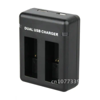 Dual Battery Pack Charger for GoPro HERO 9 Black Micro USB Type-C Charging Dock 2 Ways Smart Charger