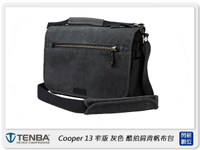 Tenba Cooper 13 窄版 酷拍 肩背帆布包 灰色 637-402 (公司貨) 側背包 相機包